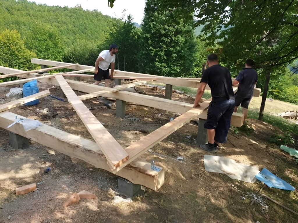 Gradnja A-frame kućice