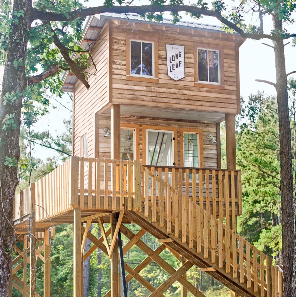 Kućica na drvetu u šumi